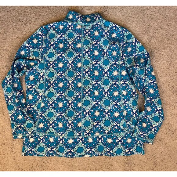 Talbots New Womens Size 1X Blue & White Full-Zip Jacket With Pockets - Picture 11 of 16